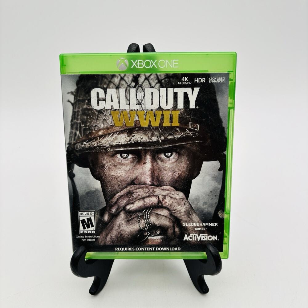 Call of Duty WWII Xbox One - Tested, CIB Works Complete VG Condition